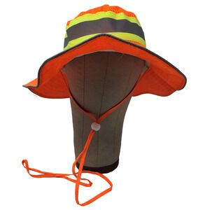 Ironwear Men's 1271-O Safety Boonie Hat Bright Orange 100% Polyester